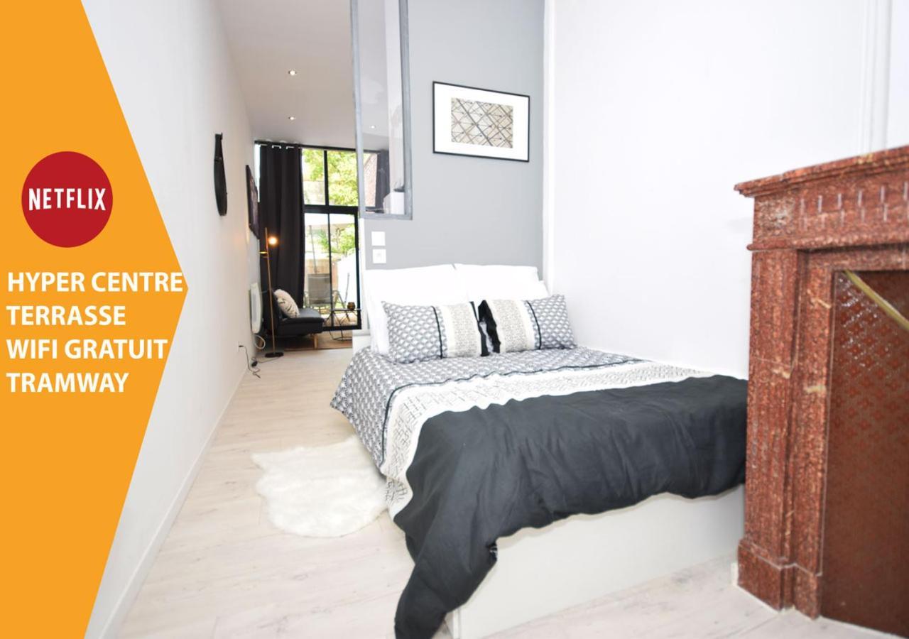 Hyper Centre Valenciennes - Wifi - Terrasse - Tramway - Lerelaisdodile2 Apartment ภายนอก รูปภาพ