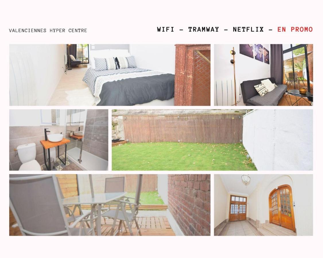 Hyper Centre Valenciennes - Wifi - Terrasse - Tramway - Lerelaisdodile2 Apartment ภายนอก รูปภาพ
